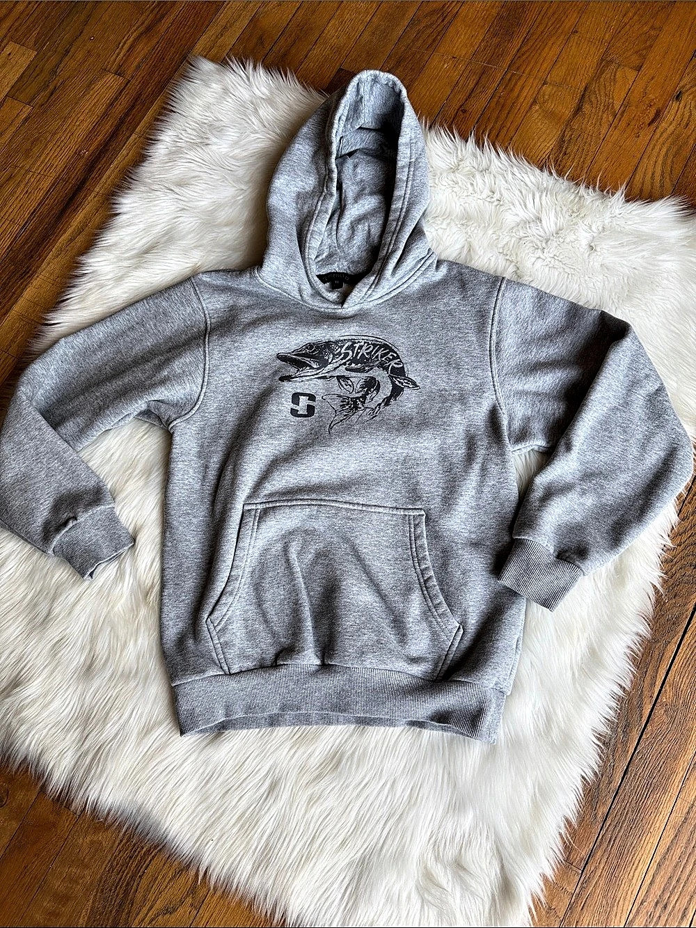 Striker Youth Slayer Hoody Gray Fleece Hoodie XL